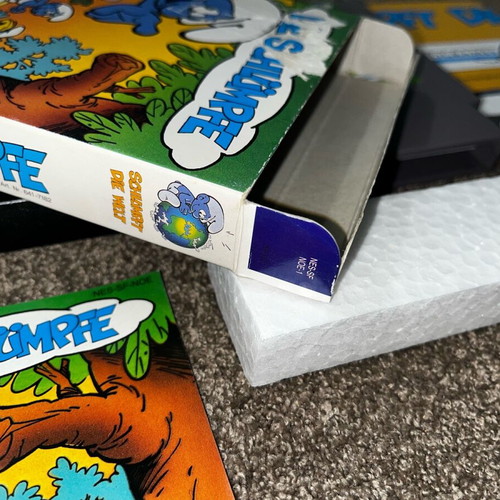 Nintendo NES game The Smurfs used with box and manuals