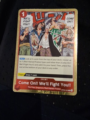 One Piece Red-Haired Pirates Card OP09-020 new