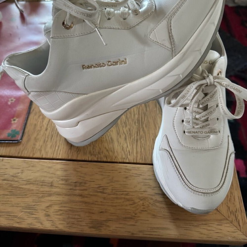 Renato Garini women's sneakers white, size 37, like new