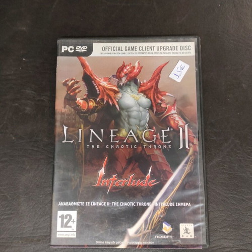 Lineage 2 PC DVD like new