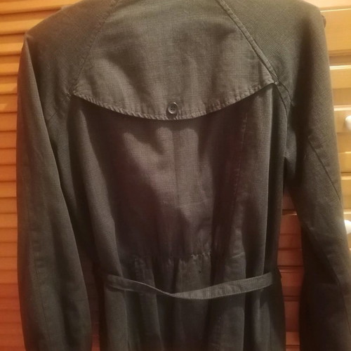 Promod lightweight checked jacket used size 40 (M) green black