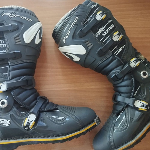 Forma Terrain TX Enduro motorcycle boots size 47, anthracite black