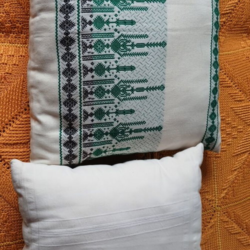 Pillows used, set of two