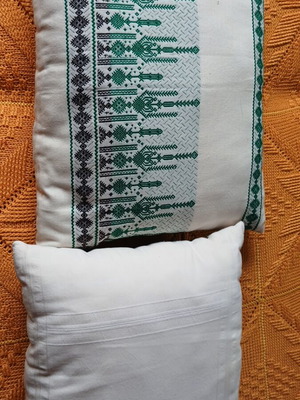 Pillows used, set of two