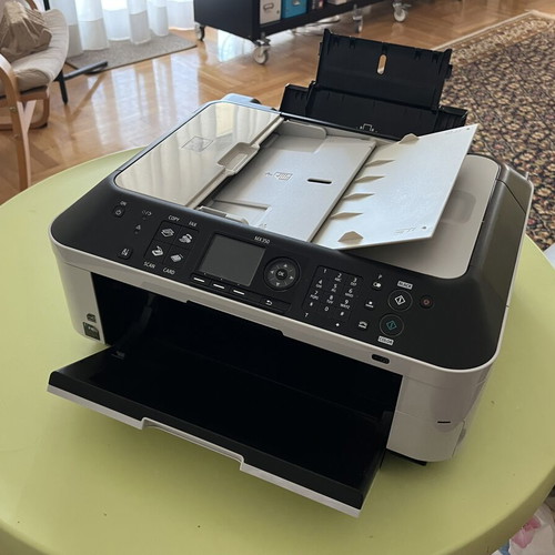Canon PIXMA MX 350 multifunction printer used with original inks