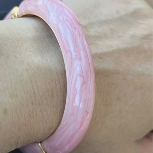 Bracelet Χειροπεδα new with pink enamel
