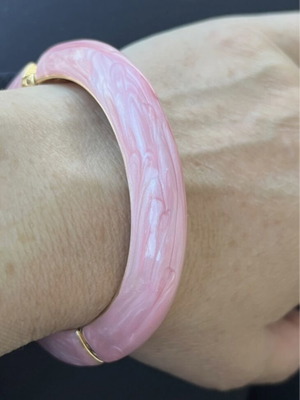 Bracelet Χειροπεδα new with pink enamel
