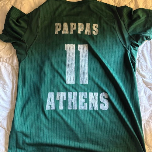 Nikos Pappas jersey used, size 3XL