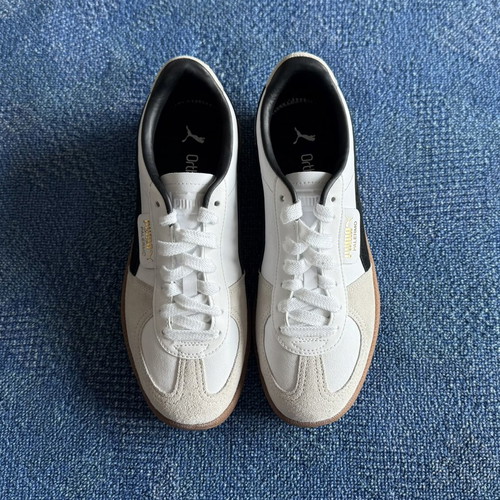 Puma Palermo women's sneakers size 40, black and white