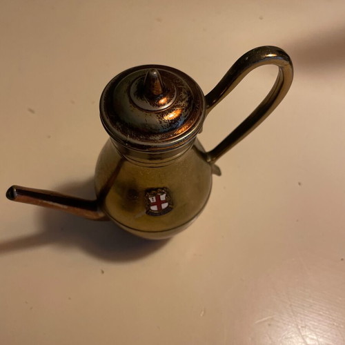 Vintage miniature pitcher made of bronze and copper, like new