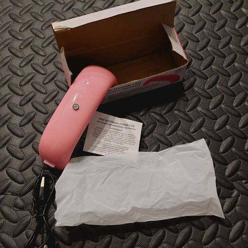 Mini nail lamp for semi-permanent manicure and pedicure new with 9W LED lights