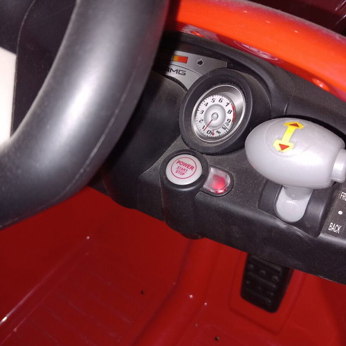Mercedes electric kids car, red