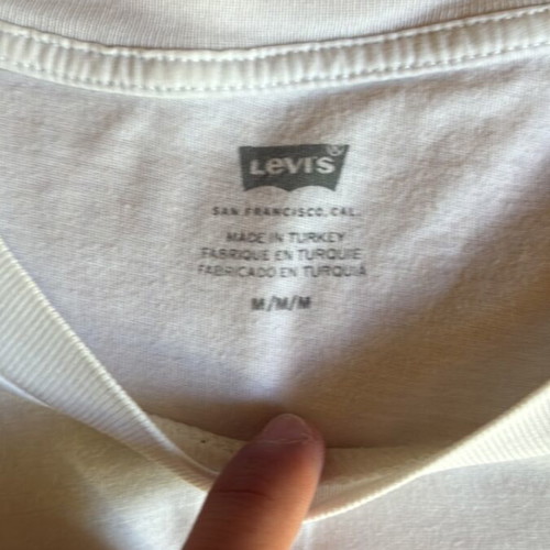 Levi's T-shirt, white, size M