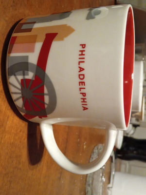 Starbucks You Are Here Collection Philadelphia mug like new
