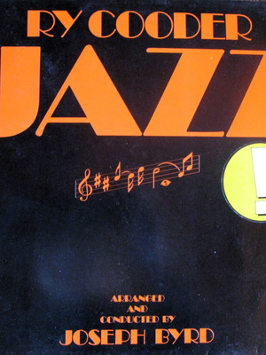 Ry Cooder Jazz LP like new, 1978 German pressing