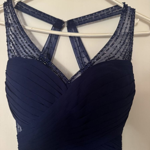 Evening dress, dark blue, size small