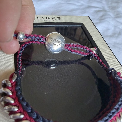 Sweetie Friendship Links Of London bracelet, like new, blue and purple
