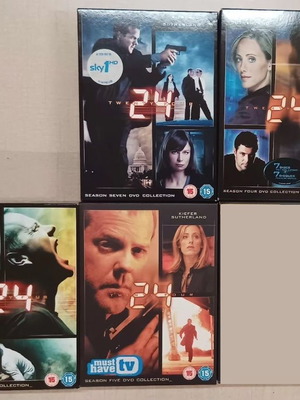 24 Seasons 4, 5, 6, 7 DVD box sets new