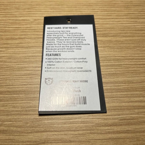 Barbell collectible tag new