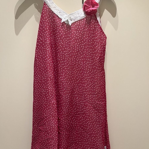 Mini Raxevsky girls' dress size 12 like new, watermelon color with white polka dots