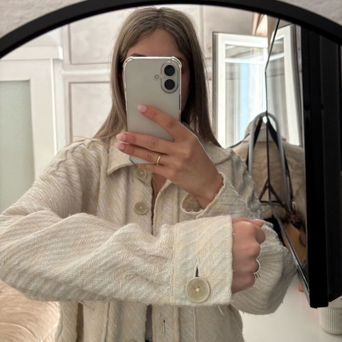 Stradivarius outerwear like new, beige, size S