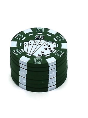 Grinder Poker new, metal, green