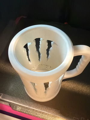 Monster 3D printed cup new
