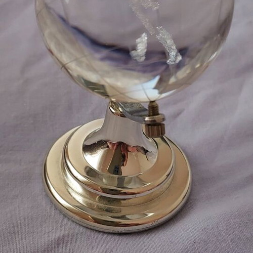 Globe paperweight like new with Johnnie Walker