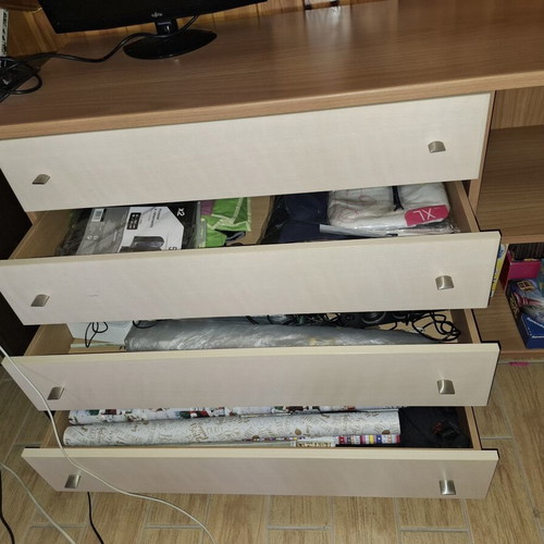 Storage cabinet like new with drawers, large capacity