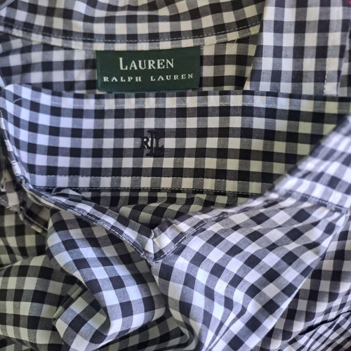 Ralph Lauren women's shirt like new with embroidered logo on 3/4 sleeve