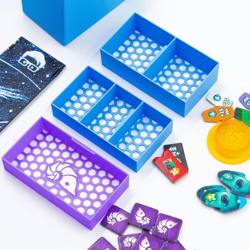 Seti Insert Board Game Organizer 3D Printed for Sleeved Cards