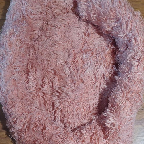 Fluffy plush dog and cat bed new, 70 cm, pink