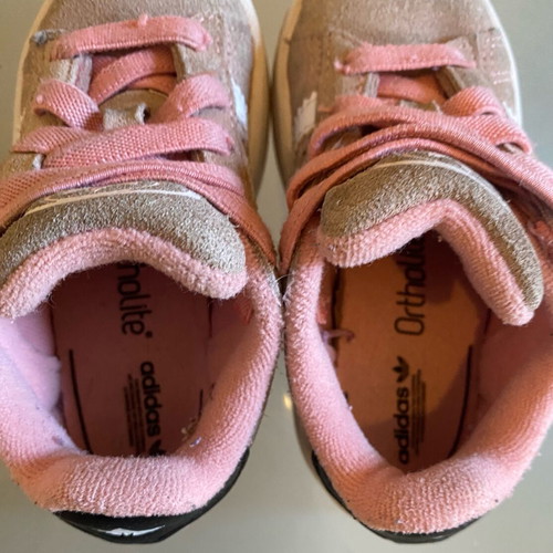 Adidas Ortholite kids shoes like new, suede with leather details