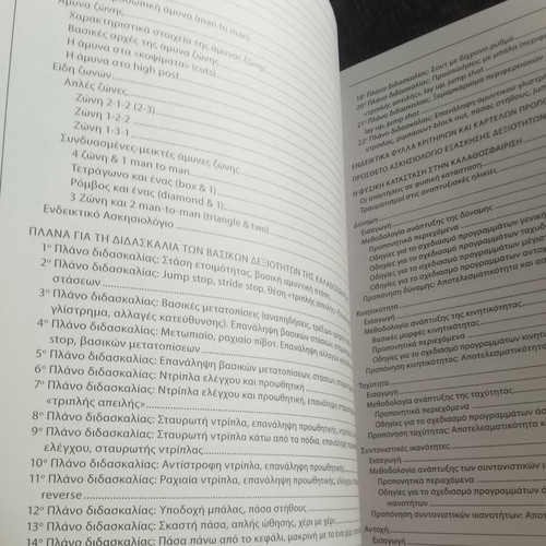 The Teaching of Basketball book, Greek