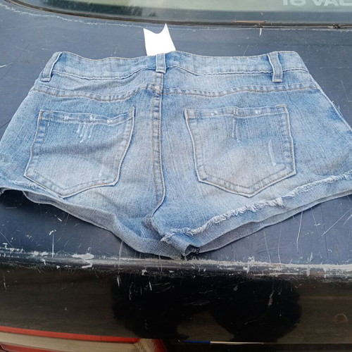 Forever 21 mini denim shorts, blue, size L