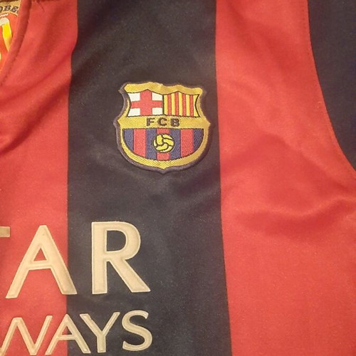 FCB team shirt like new, boy size 14