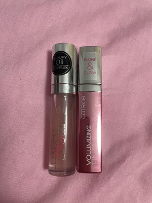 Lip oil and lip plumping Catrice used, pack