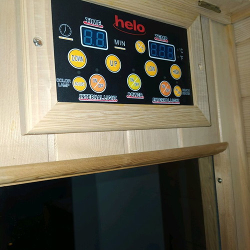 Sauna Helo HSI20 for 2 persons like new with infrared