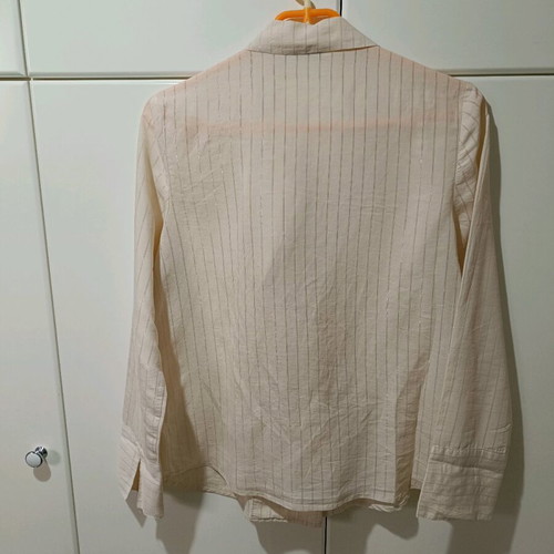 MNG Wrap Shirt Like New, Beige, Size S