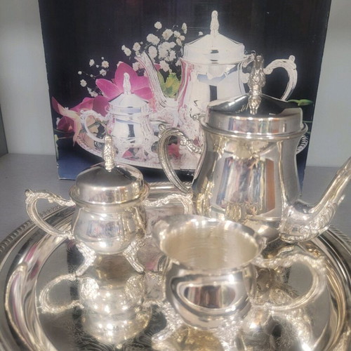 Vintage silver-plated tea set new