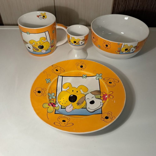 Espiel Children's Porcelain Dinner Set 4 Pieces Like New