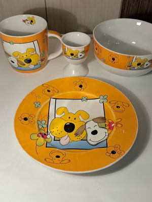 Espiel Children's Porcelain Dinner Set 4 Pieces Like New