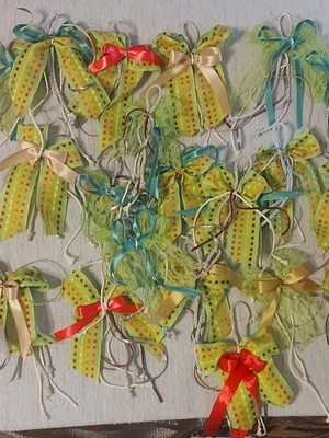 Bow decorations new, pack of 20 for gifts and decor