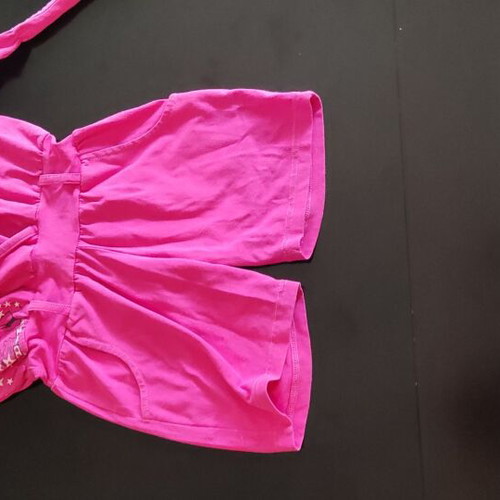 Children's clothing set used size 6-7 with dress, skirt, and overalls