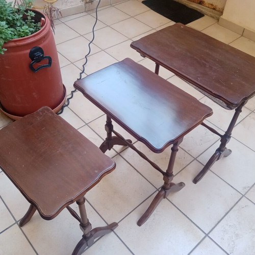 Granny's vintage nesting tables set of 3, used