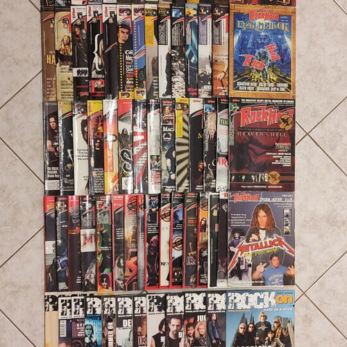 ROCK HARD & ROCK ON MAGAZINES. Complete collection.