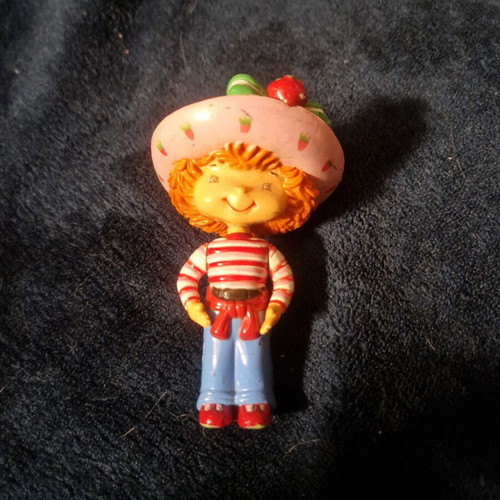 Huckleberry Pie vintage figure used from Strawberry Shortcake series