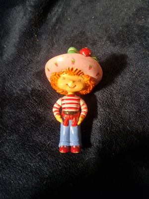 Huckleberry Pie vintage figure used from Strawberry Shortcake series