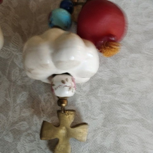 Antique hanging good luck charm used