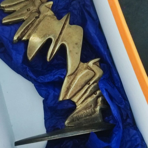 Korovesi Angelika bronze sculpture "Bird Flight"